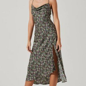 Astr the Label Floral Gaia Midi Dress, Size S